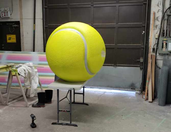 Huge Tennis Ball Replica