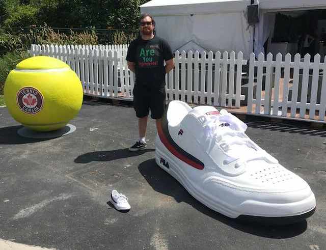 Oversize Sfyrofoam Shoe and Ball