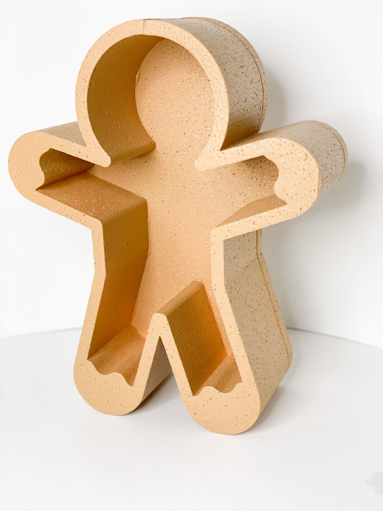 Gingerbread Man Styrofoam Boxes Custom Engineered Arts