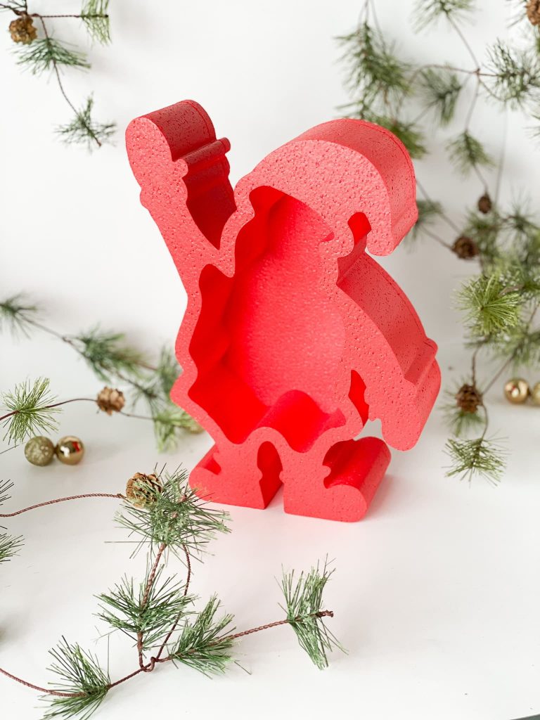 Santa Claus Styrofoam Boxes Custom Engineered Arts