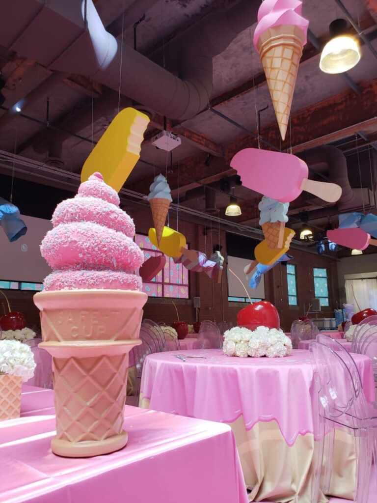 Foam Prop Fabrication ice cream 