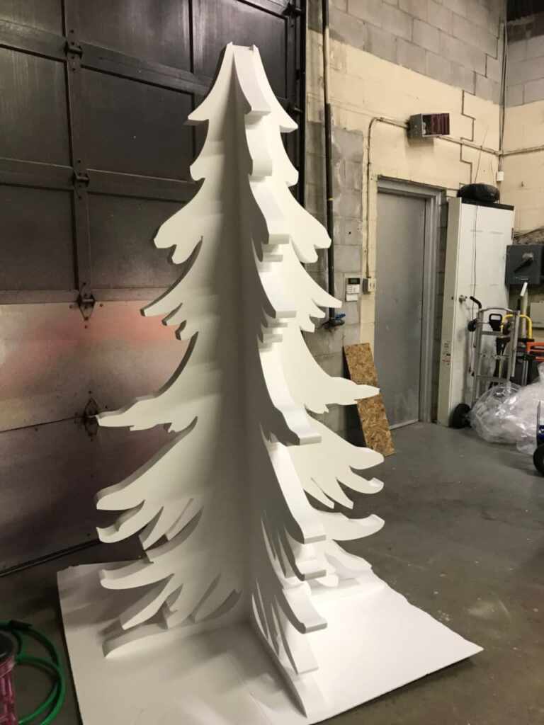 custom 3d foam Christmas Trees