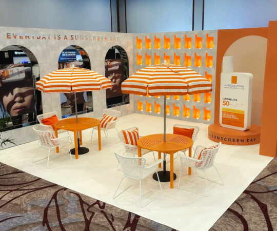 Custom Trade Booth Design for La Roche-Posay