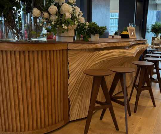 Custom Bar Table Fabrication From AI Render to Reality