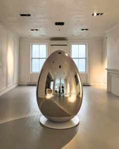 chrome-coated-oversized-egg